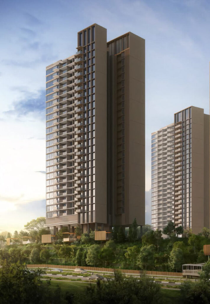 Facade of Nava Grove condo, this condo is developed by Sunway Developments. Sunway Developments is one of the developers of Pinery Residences.